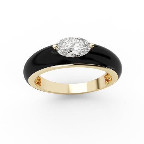 Diamond Crossover Ring WSE211 - View 3
