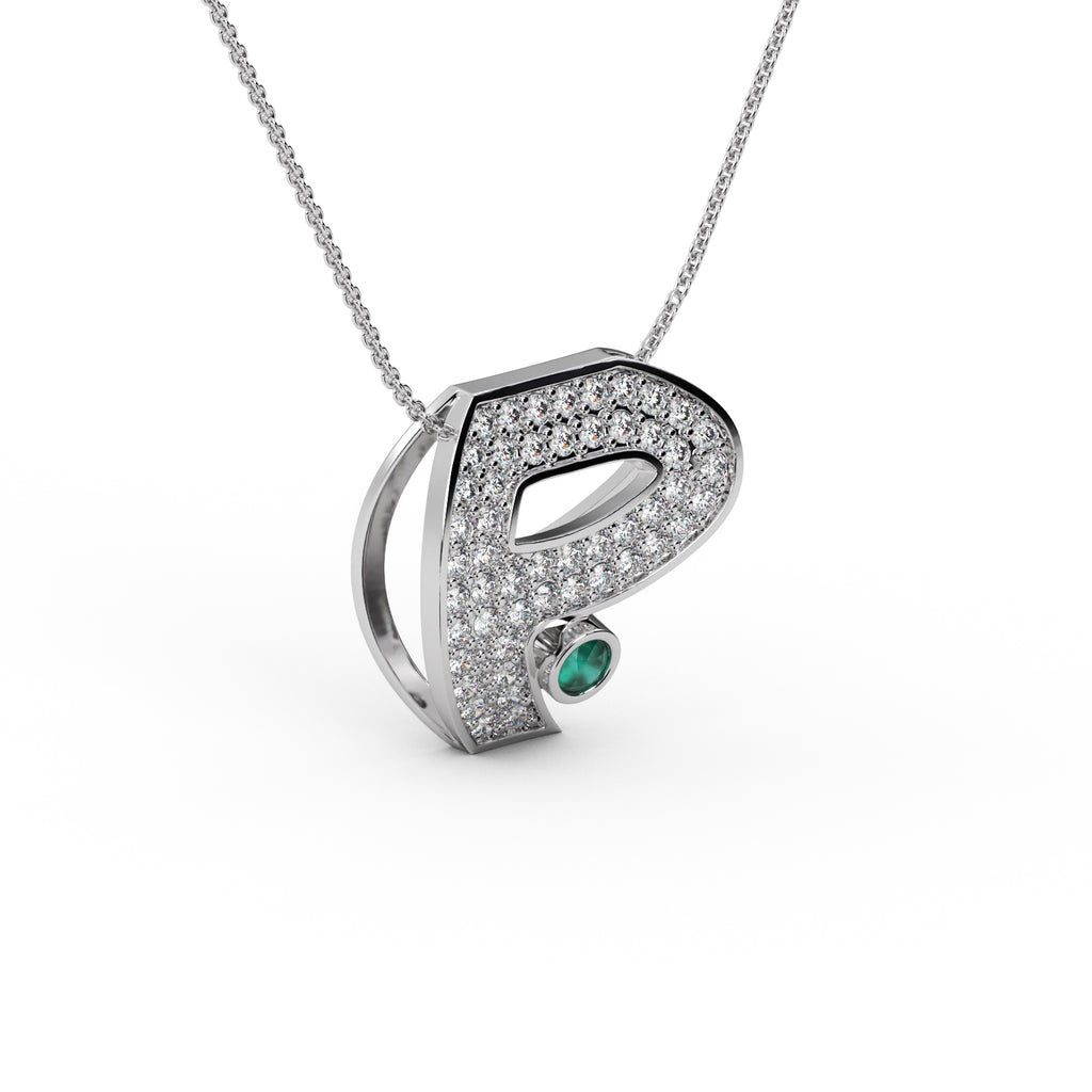 Diamond Charm Pendant WSE202 - View 7