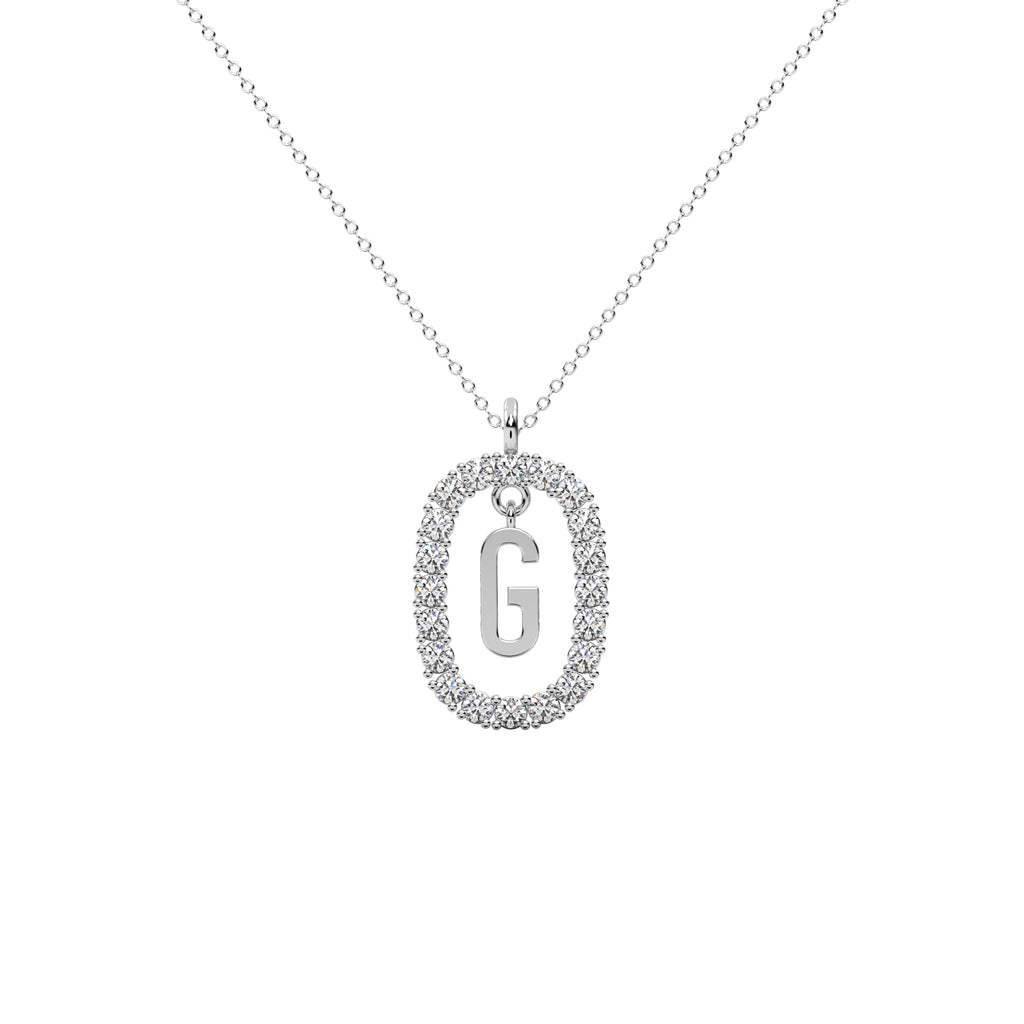 Diamond Drop Pendant WSE178 - View 2