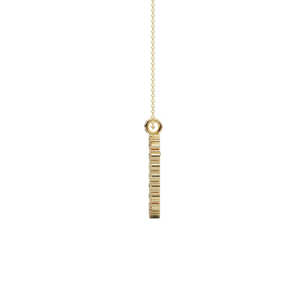 Diamond Hexagon Pendant WSE182 - View 5