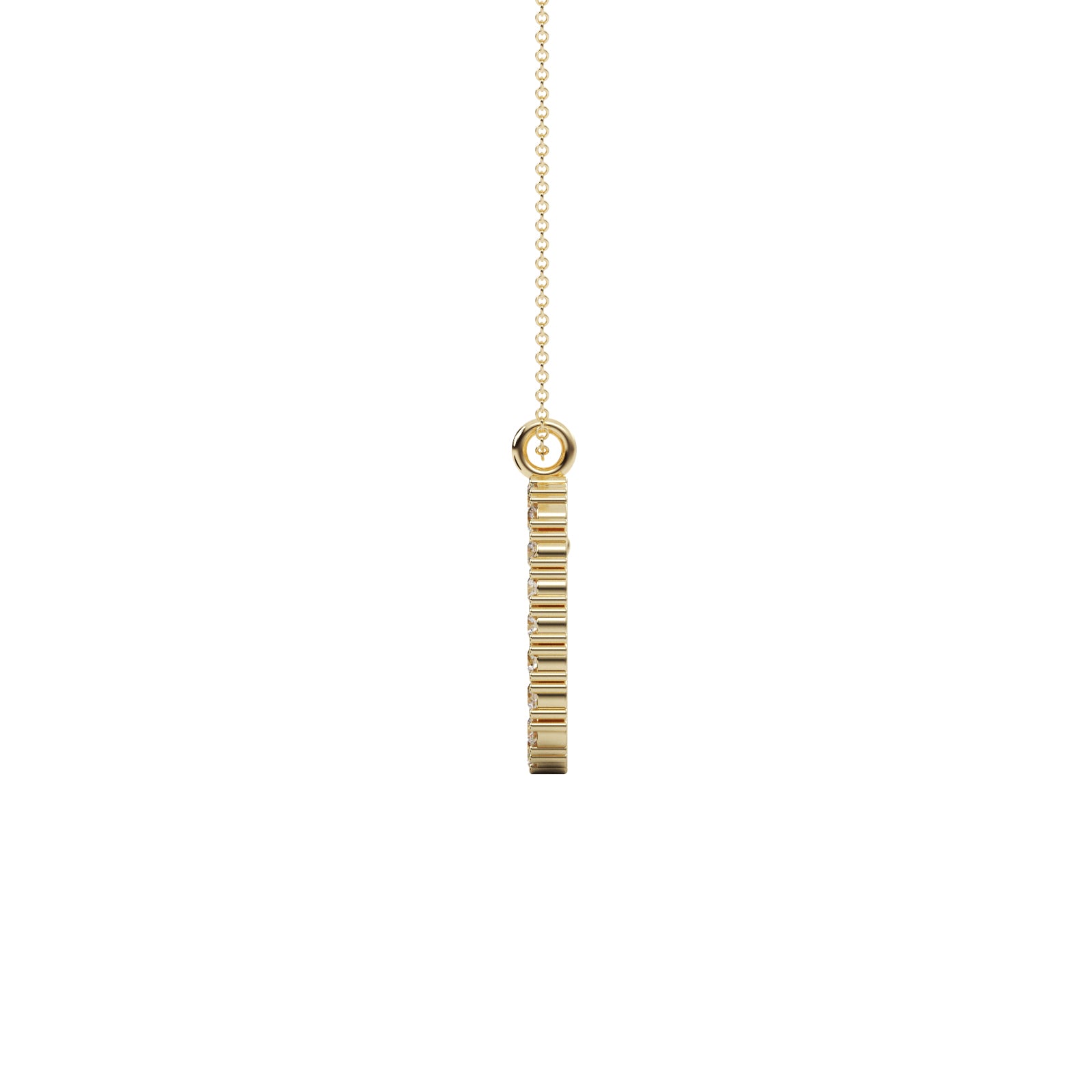 Diamond Hexagon Pendant WSE182 - View 5