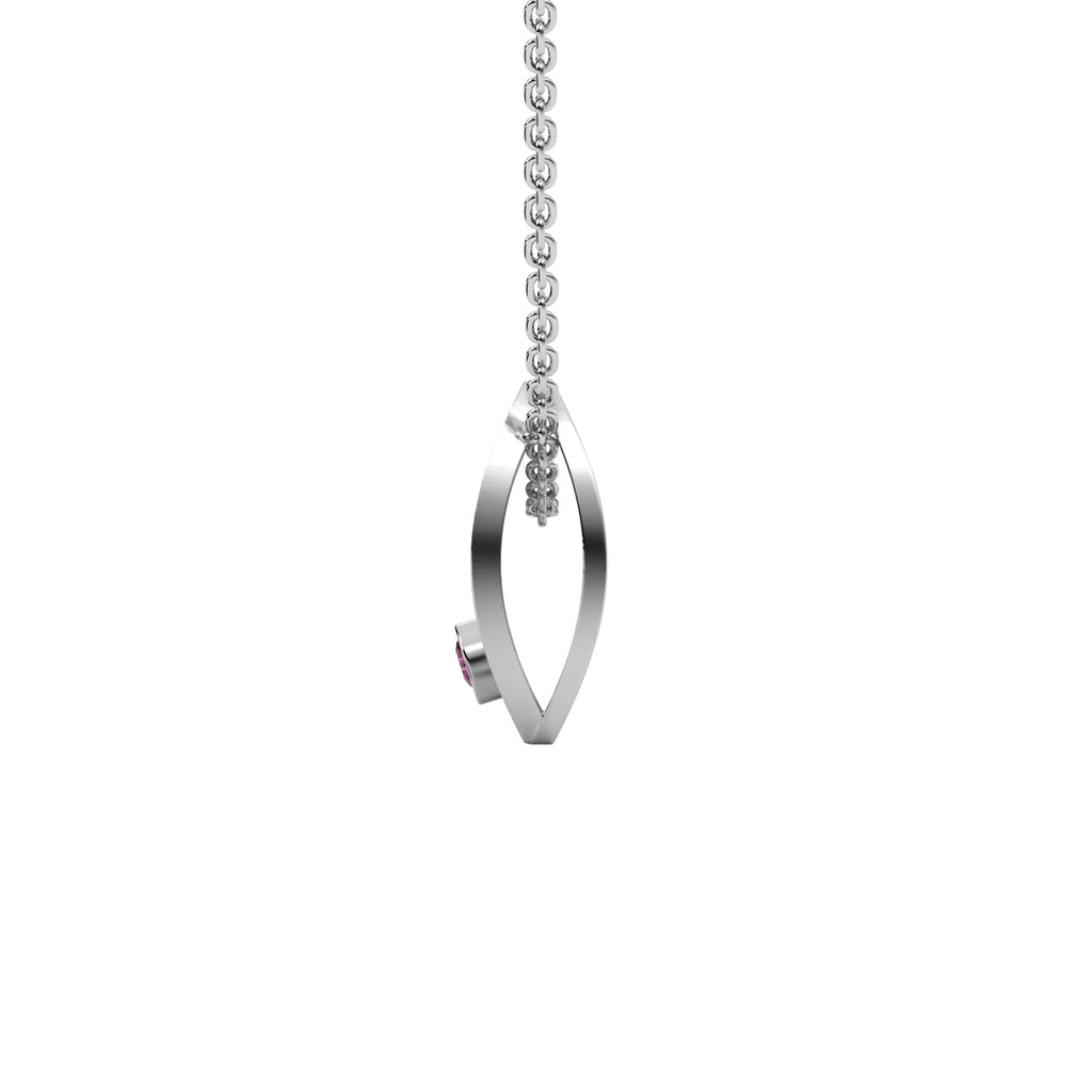 Diamond Square Pendant WSE204 - View 3