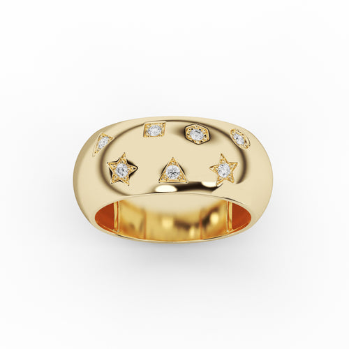 Diamond Cluster Ring WSE209 - View 2