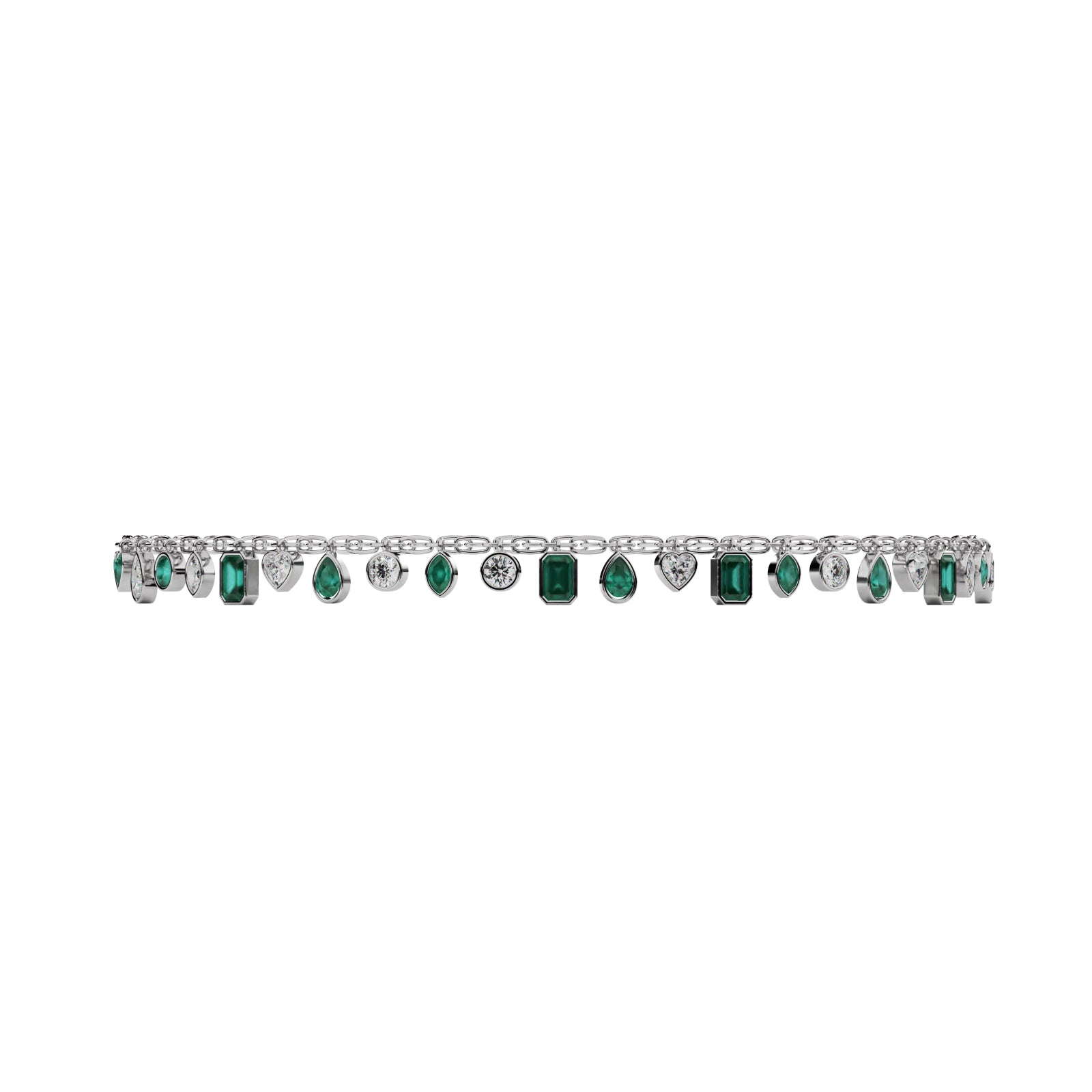 Diamond Necklace WSE197 - View 5
