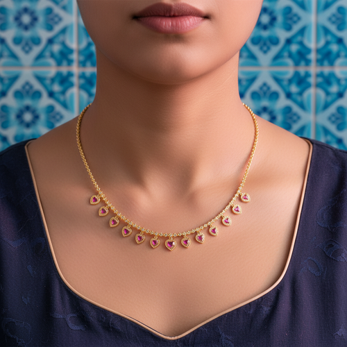 Royale Heart Necklace – WSE18 – view 3