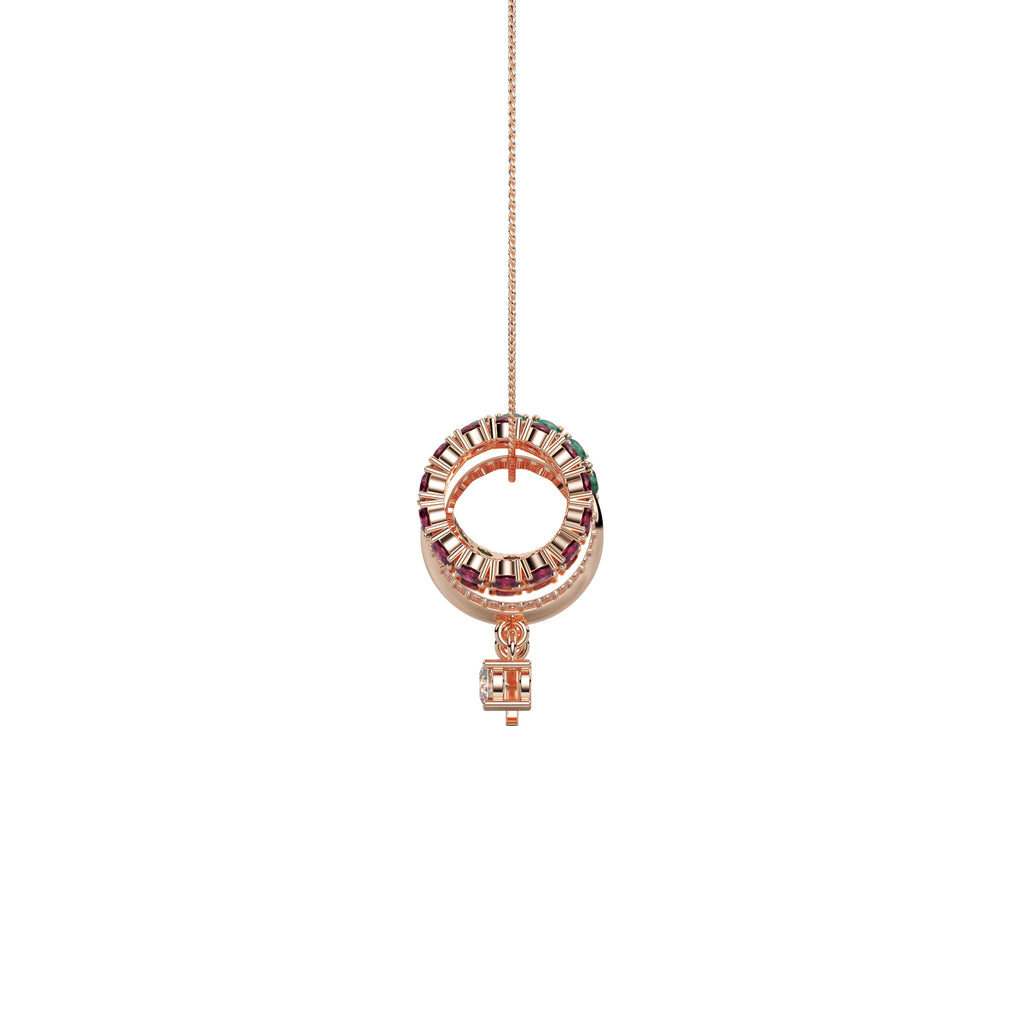 Diamond Geometric Pendant WSE193 - View 6