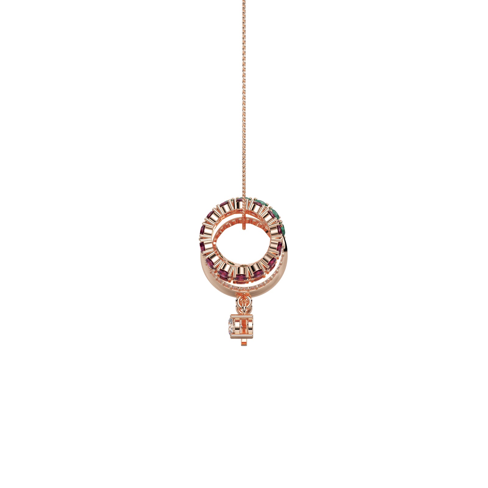 Diamond Geometric Pendant WSE193 - View 6
