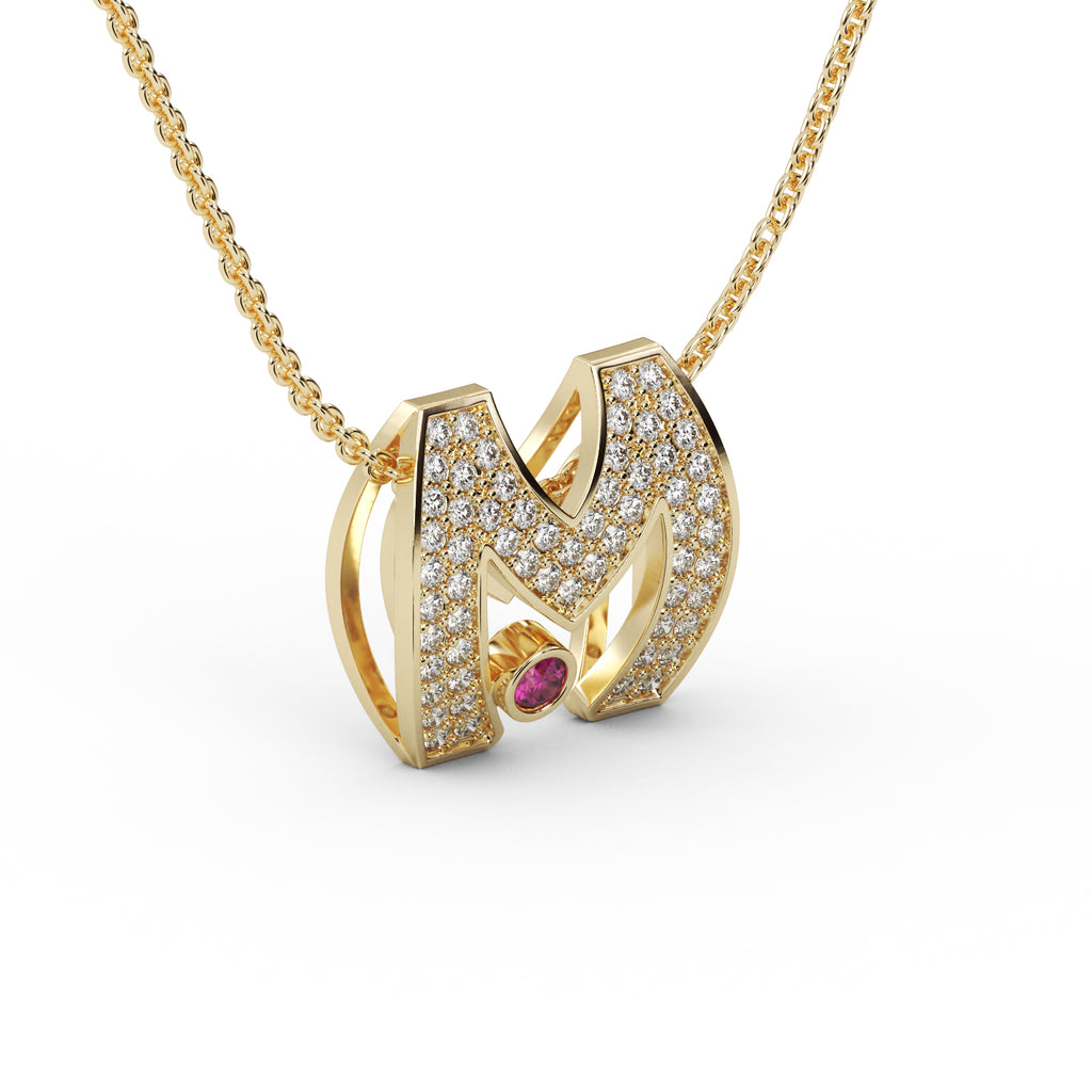 Diamond Square Pendant WSE204 - View 5