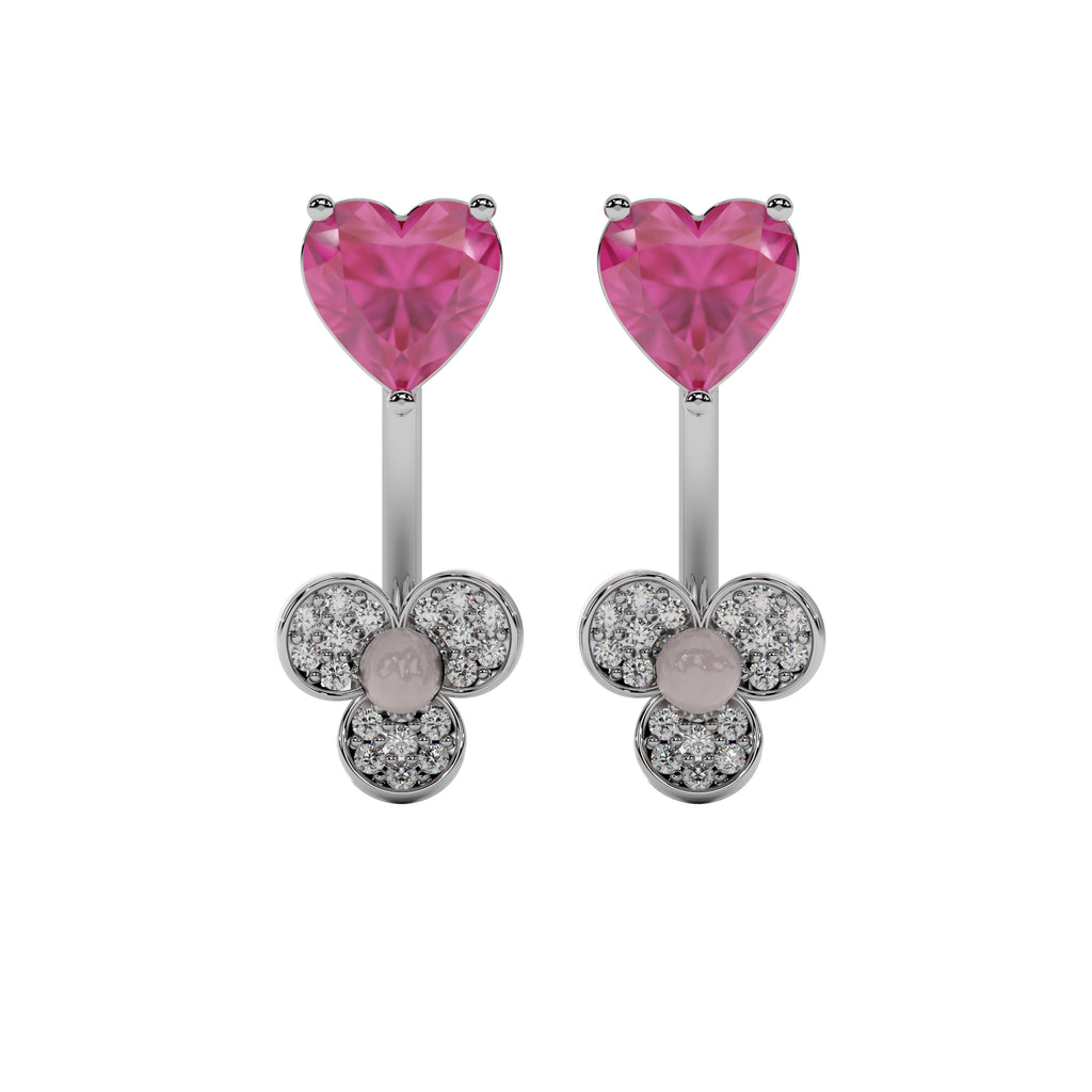 Diamond Crown Earrings WSE166