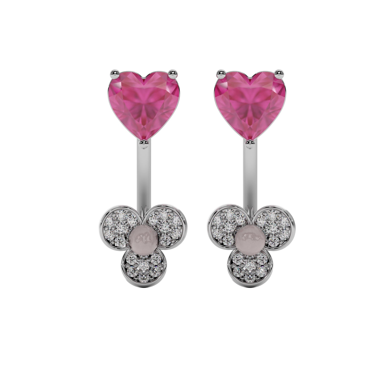 Diamond Crown Earrings WSE166