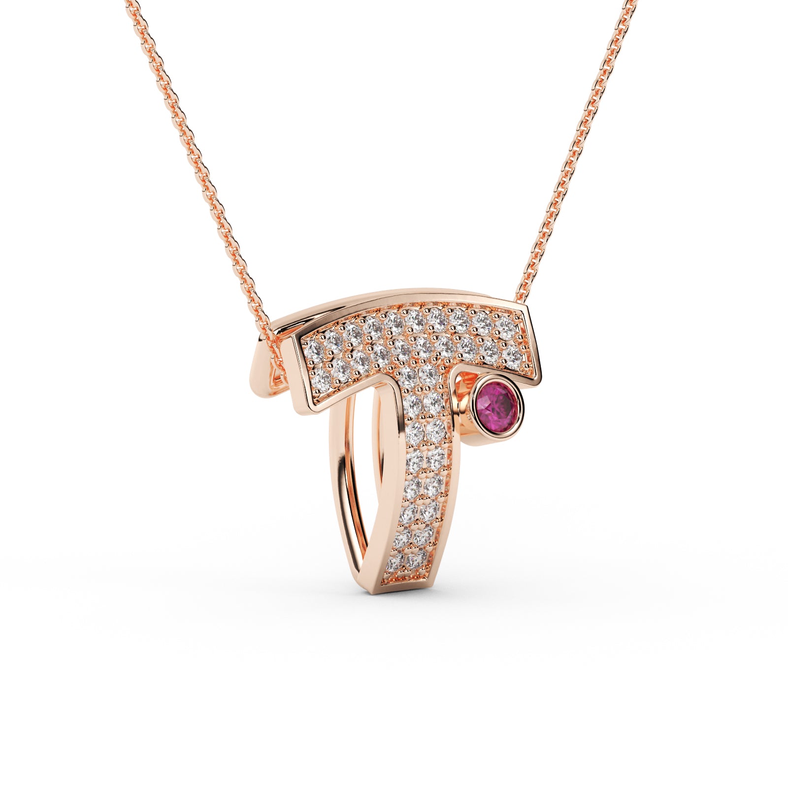 Diamond Drop Pendant WSE199 - View 8