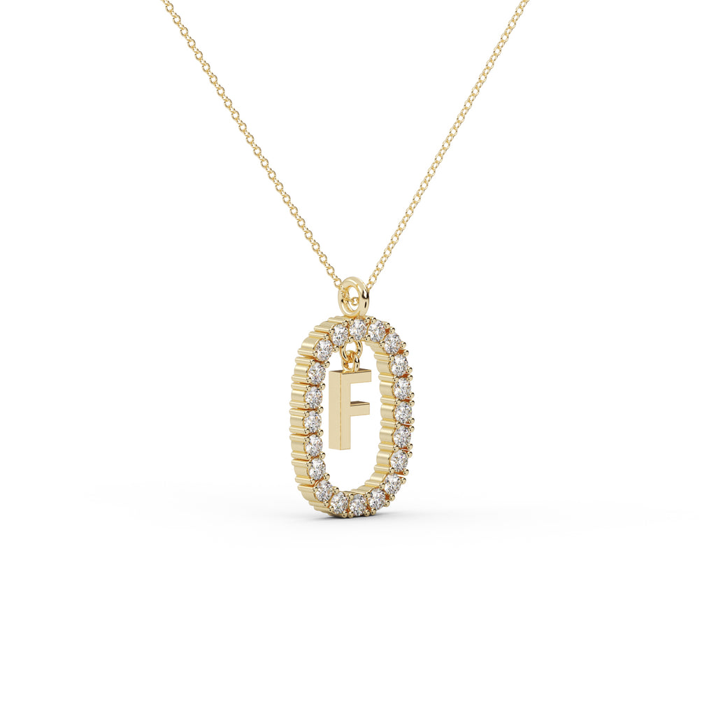 Diamond Cross Pendant WSE179 - View 2