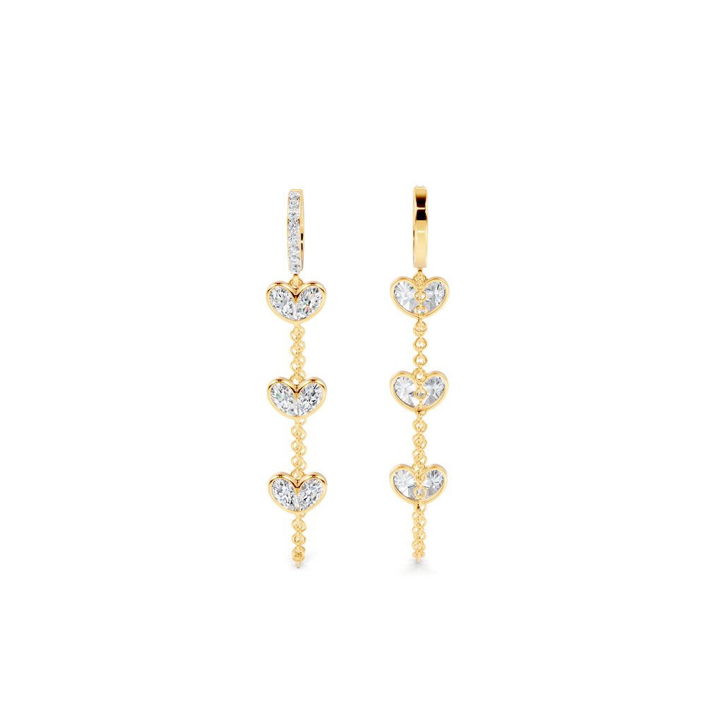 Pear Shower Earrings – WSE63 – view 3
