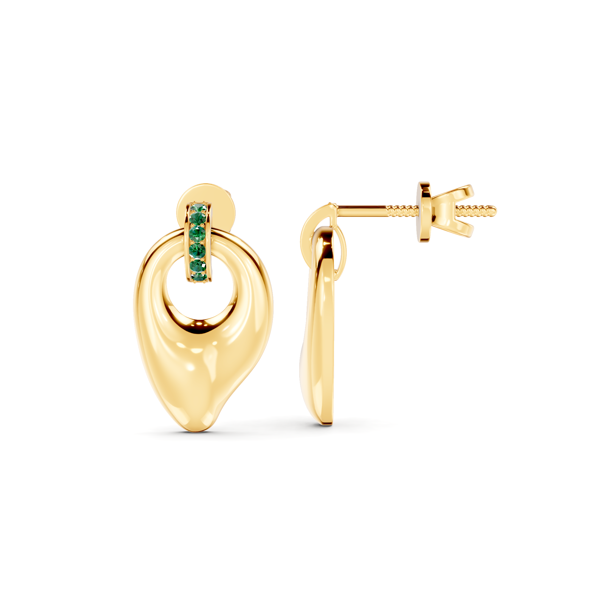 Soleil Diamond Earrings – WSE108 – view 11