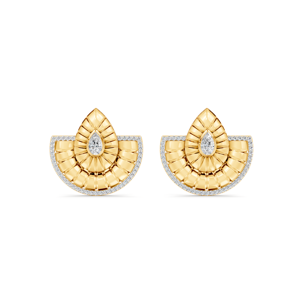 Orbit Diamond Earrings – WSE32 – view 2