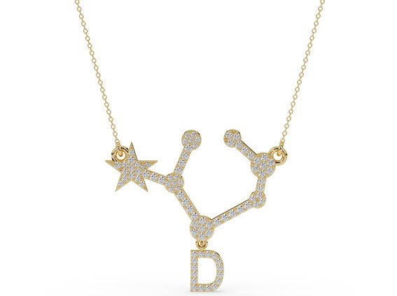 Diamond Solitaire Pendant WSE236 - View 2