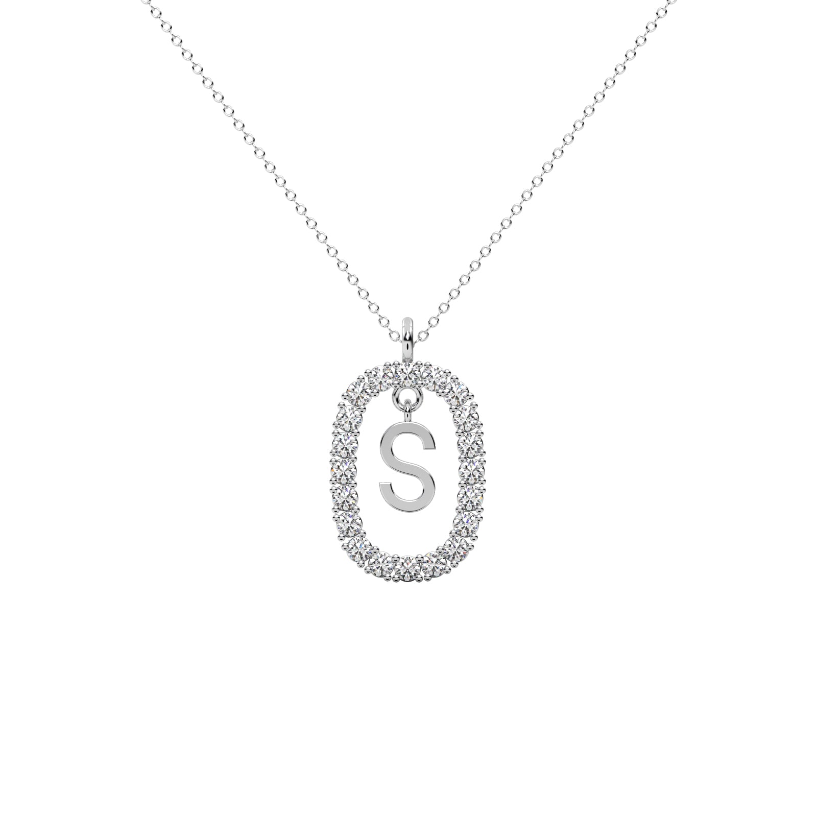 Diamond Round Pendant WSE172 - View 8