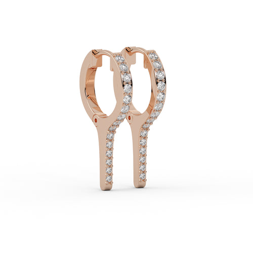 Diamond Square Earrings WSE164