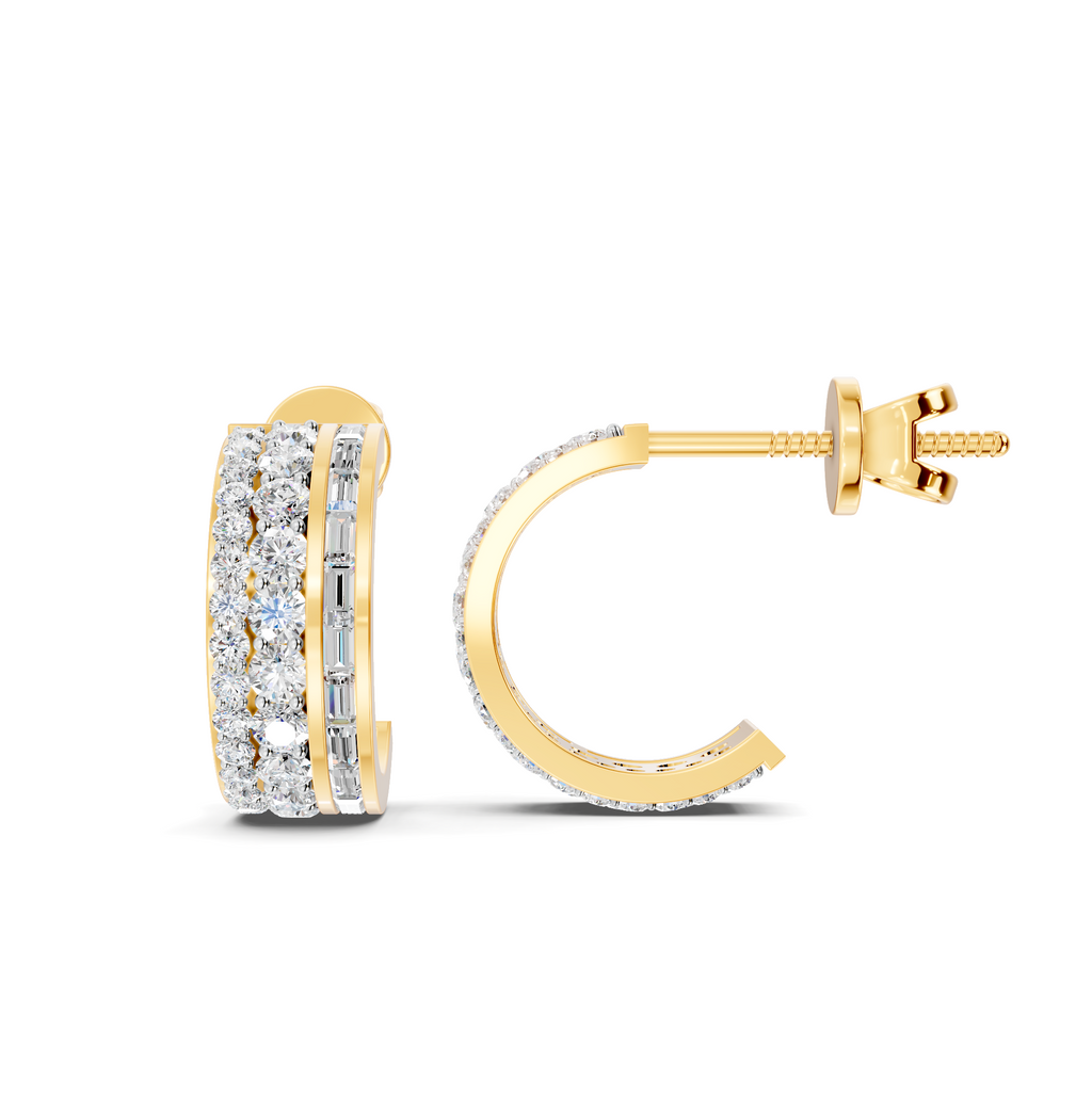Regent Baguette Earrings – WSE17 – view 4