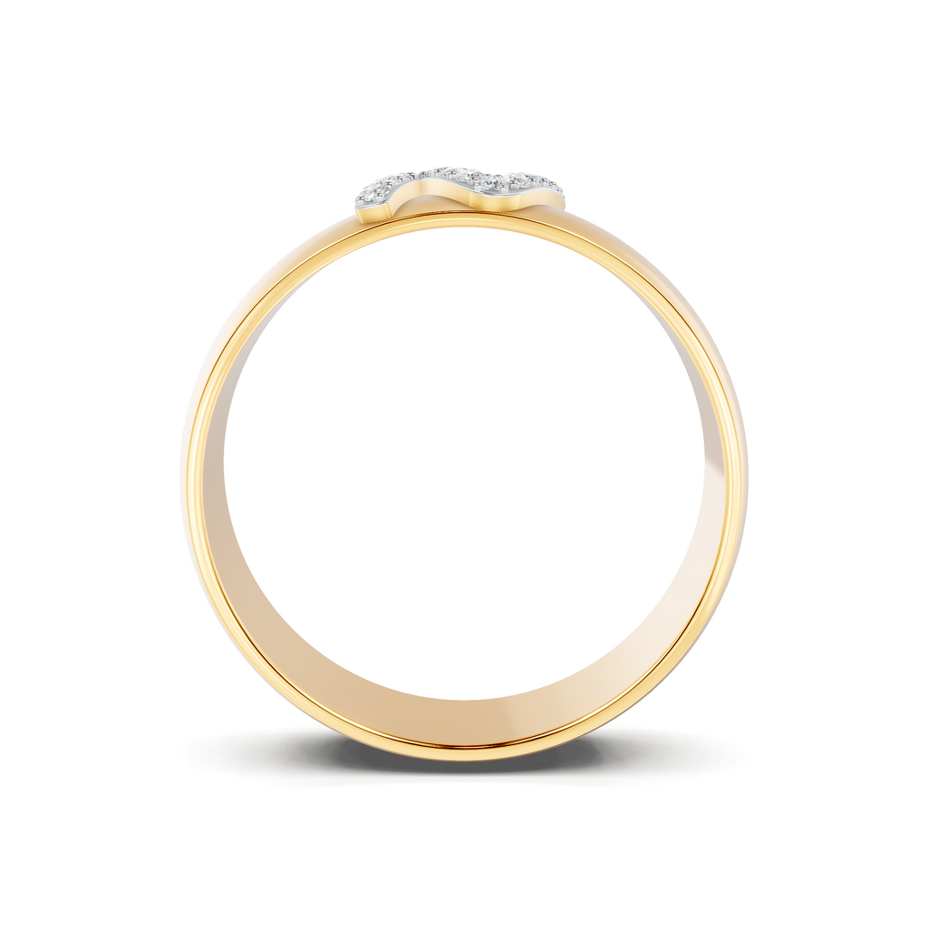 Diamond Crossover Ring WSE227 - View 5