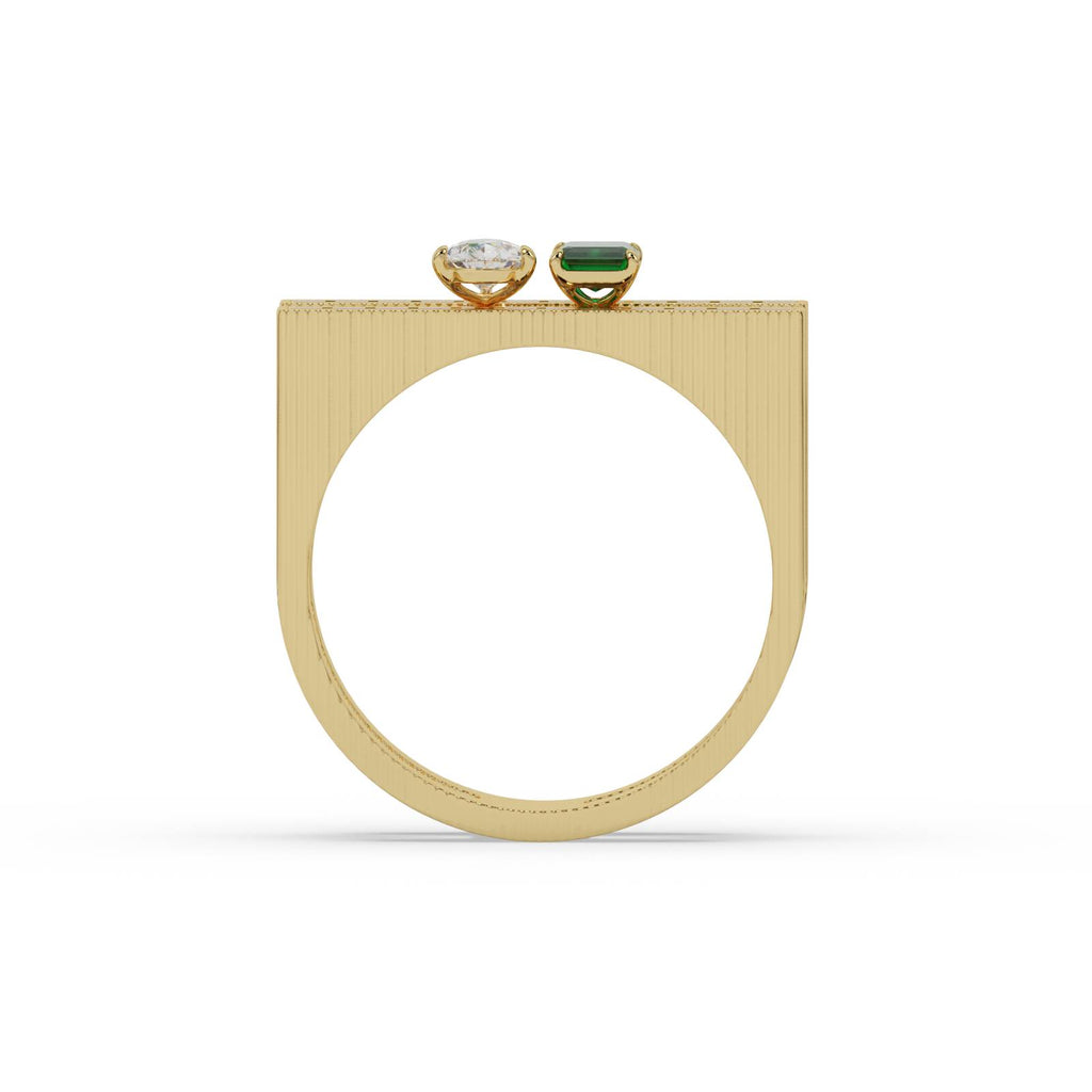 Baguette Statement Ring – WSE88 – view 3