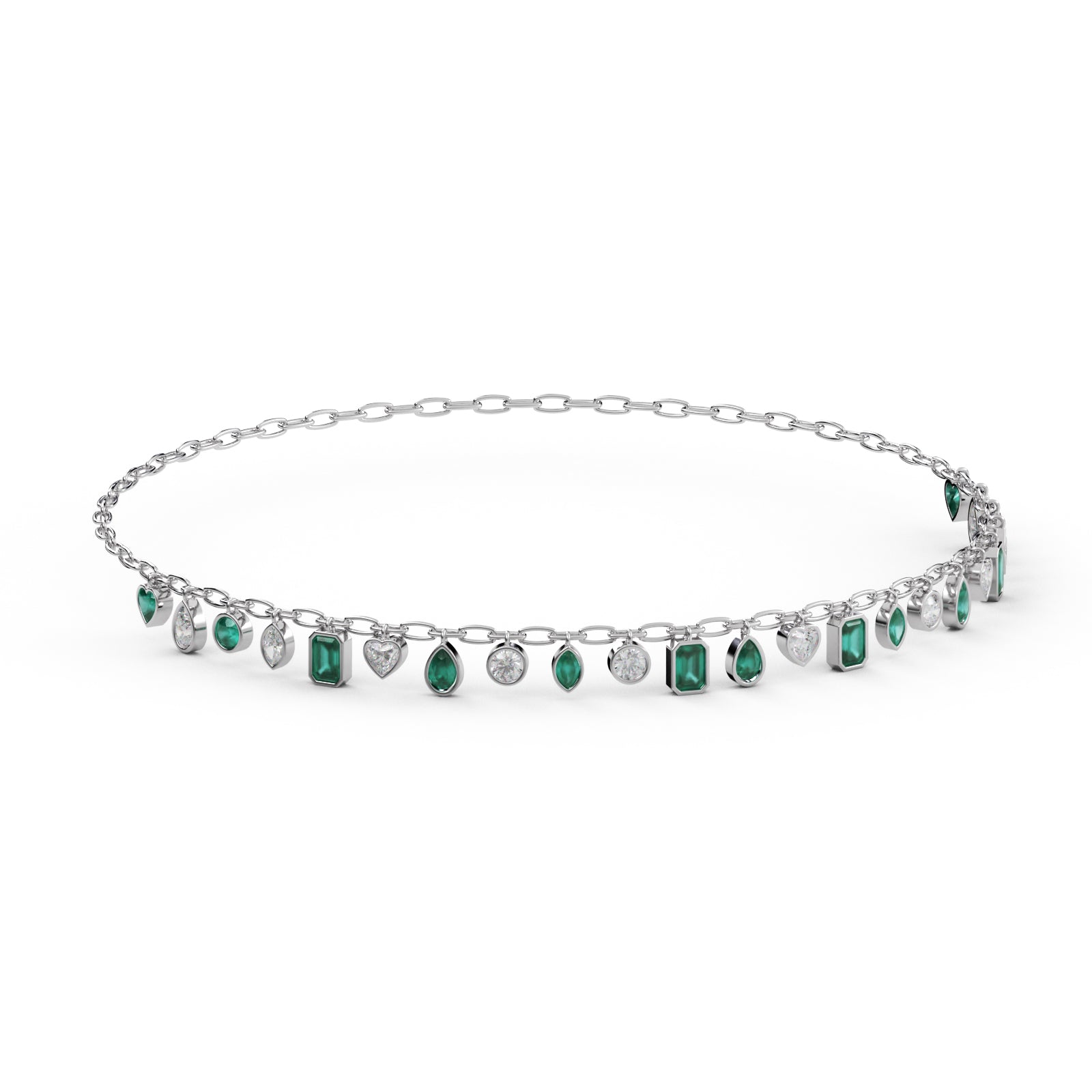 Diamond Necklace WSE197 - View 4