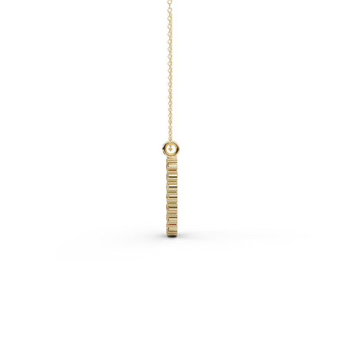 Diamond Teardrop Pendant WSE174 - View 2