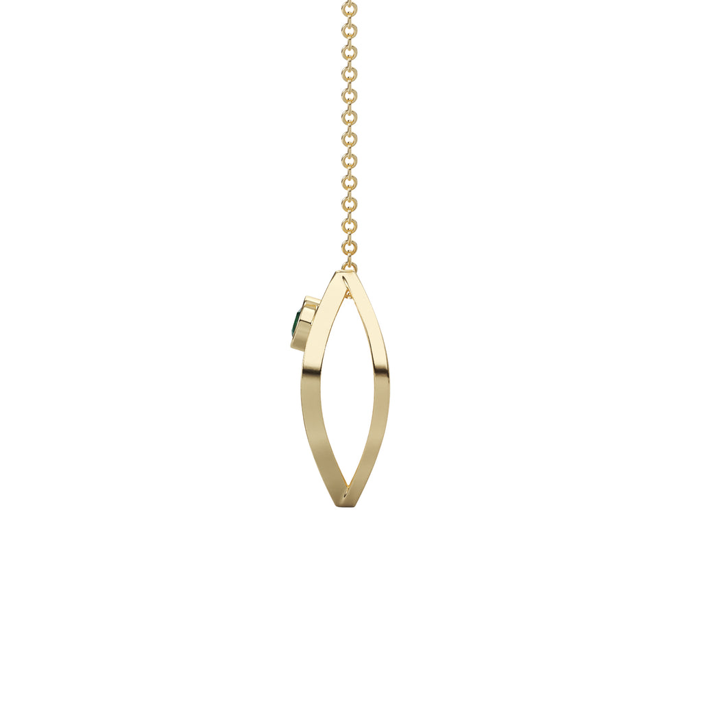 Diamond Pear Pendant WSE198 - View 8