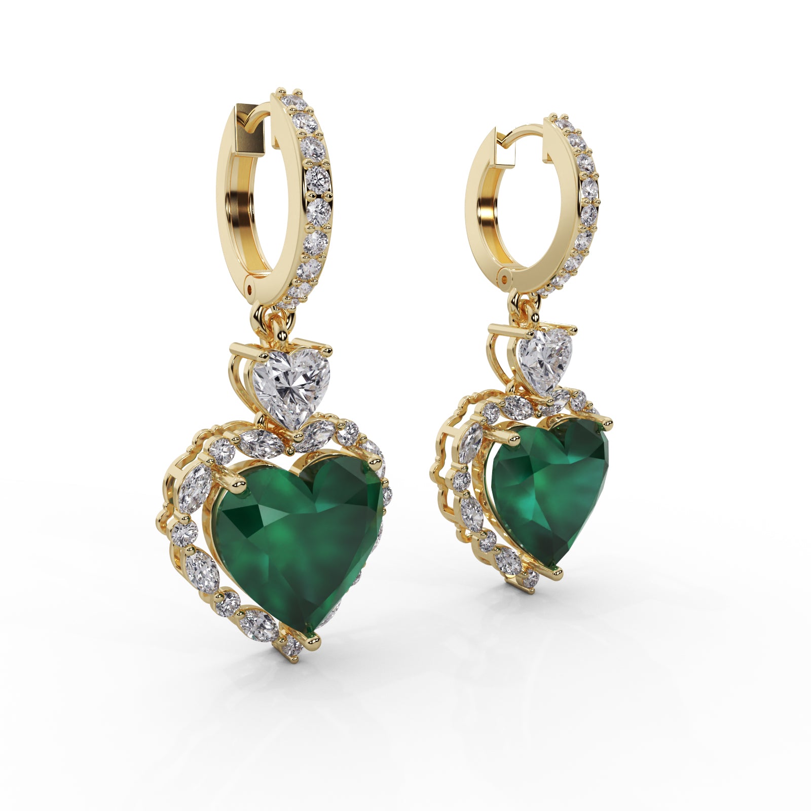 Diamond Dangler Earrings WSE146