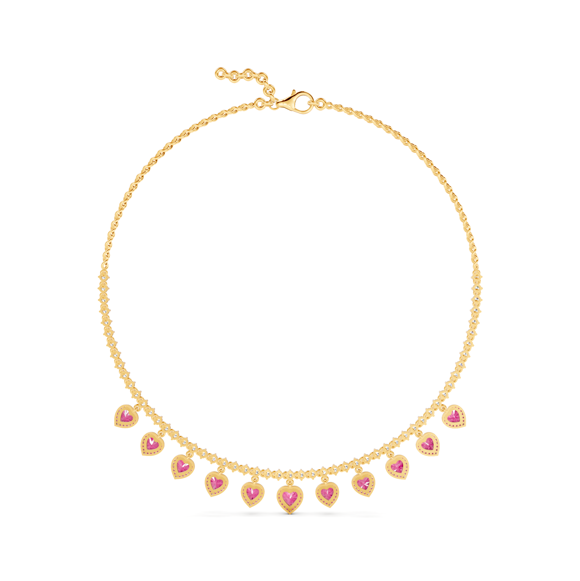 Grand Coeur Necklace – WSE49 – view 3