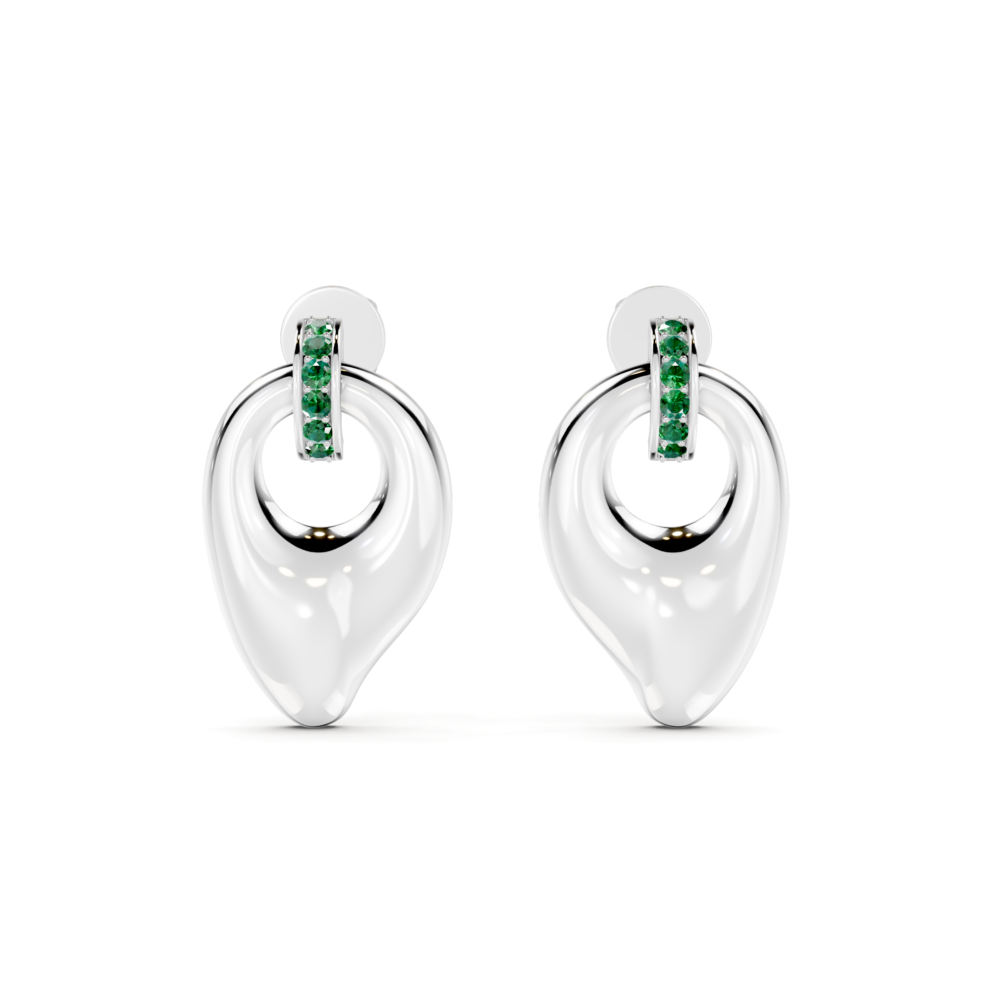 Soleil Diamond Earrings – WSE108 – view 4
