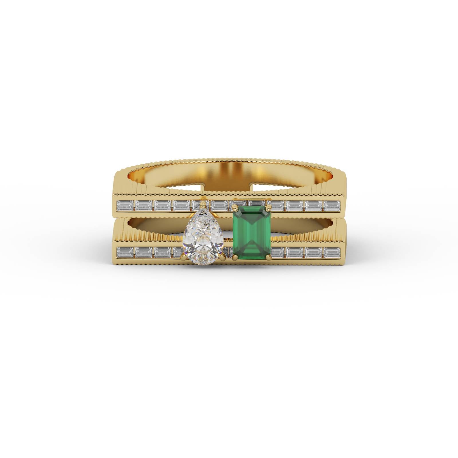 Baguette Statement Ring – WSE88