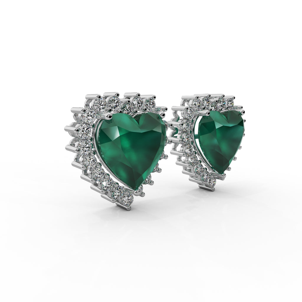 Diamond Geometric Earrings WSE151
