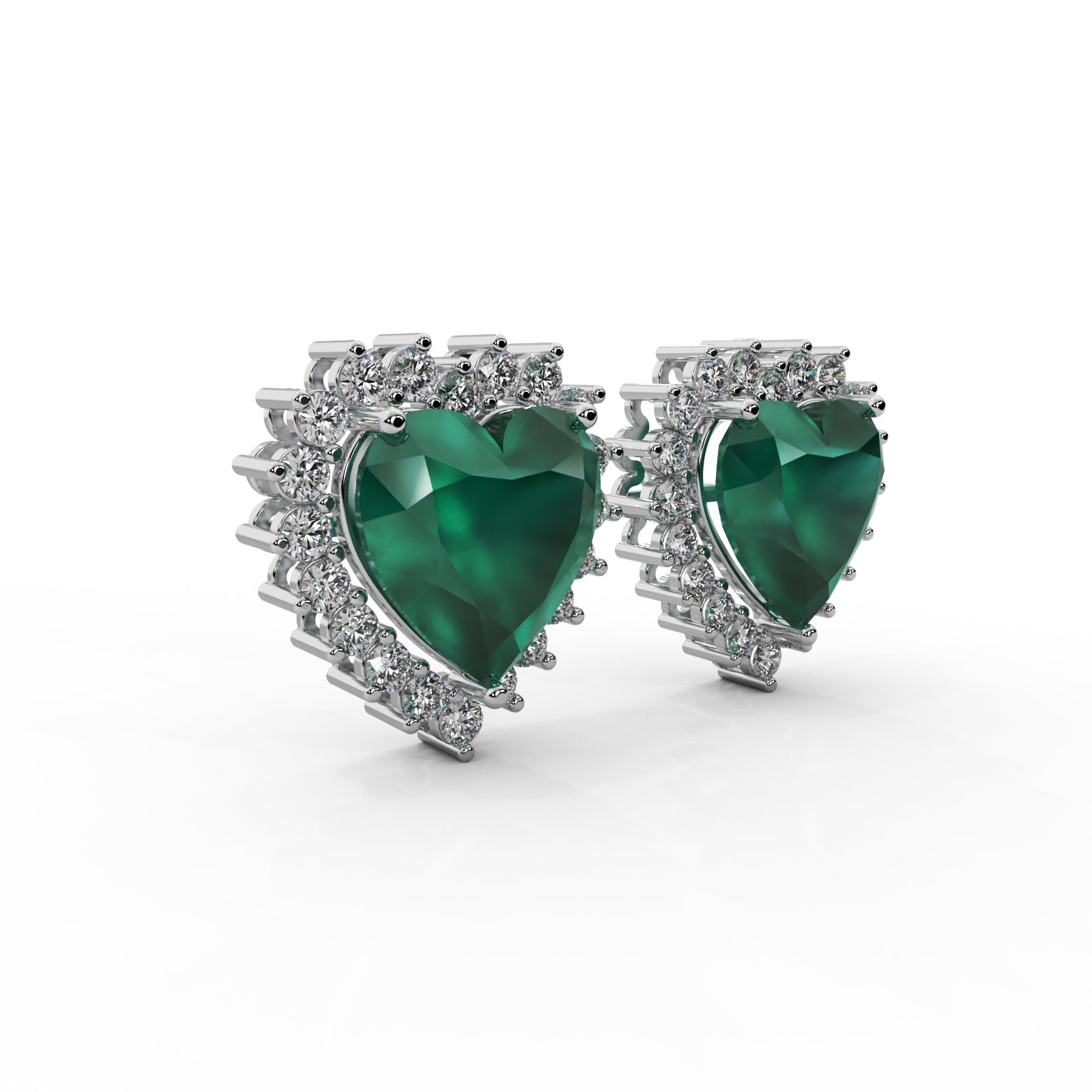 Diamond Geometric Earrings WSE151