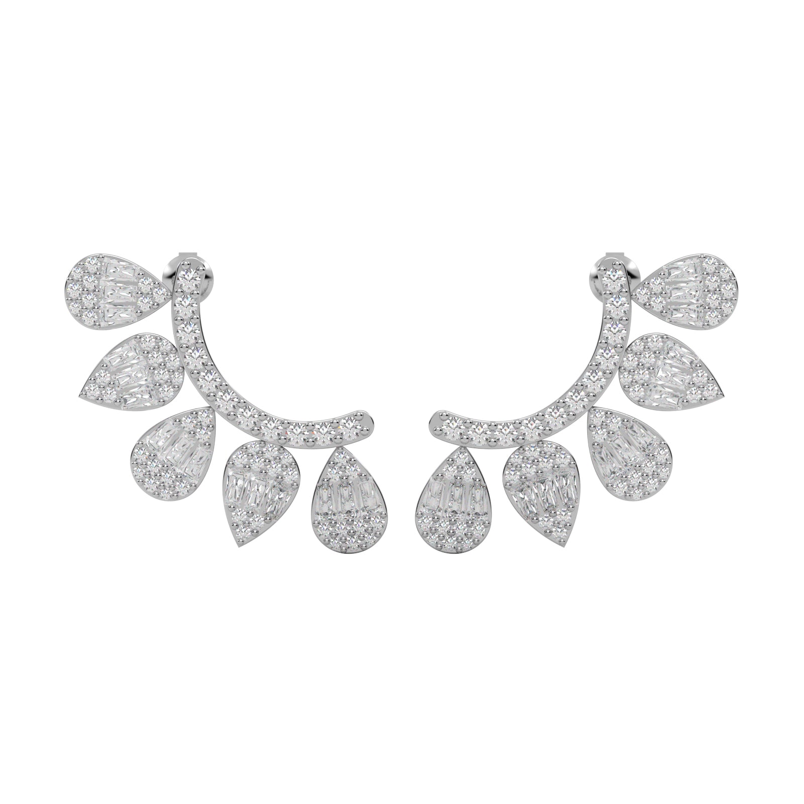 Diamond Bar Earrings WSE156