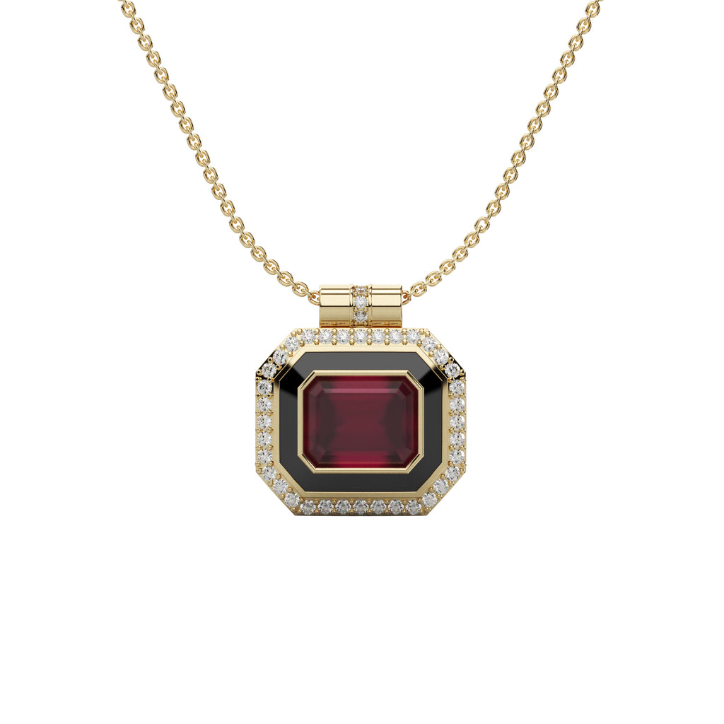 Diamond Cluster Pendant WSE194 - View 6