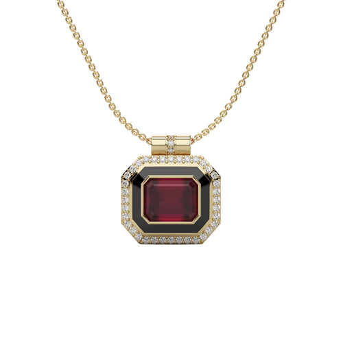 Diamond Cluster Pendant WSE194 - View 6