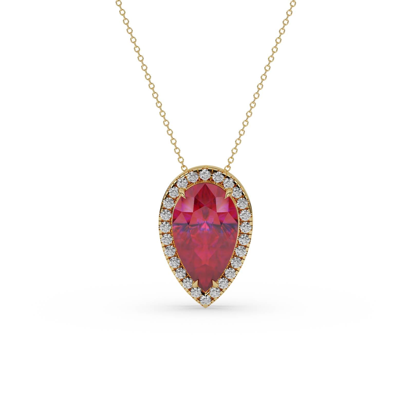 Pear Drop Pendant – WSE83 – view 2