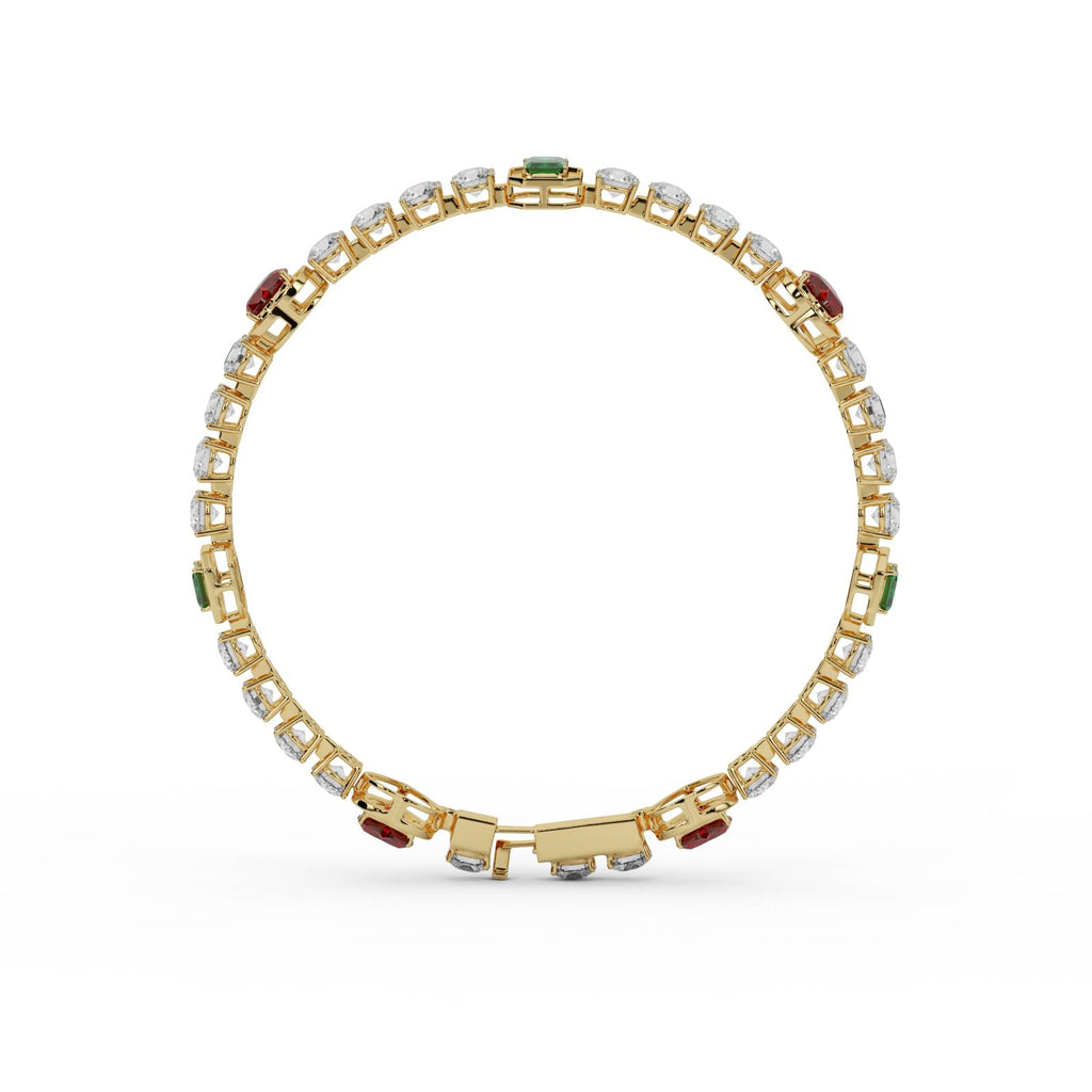 Marquise Heart Bracelet – WSE75 – view 2