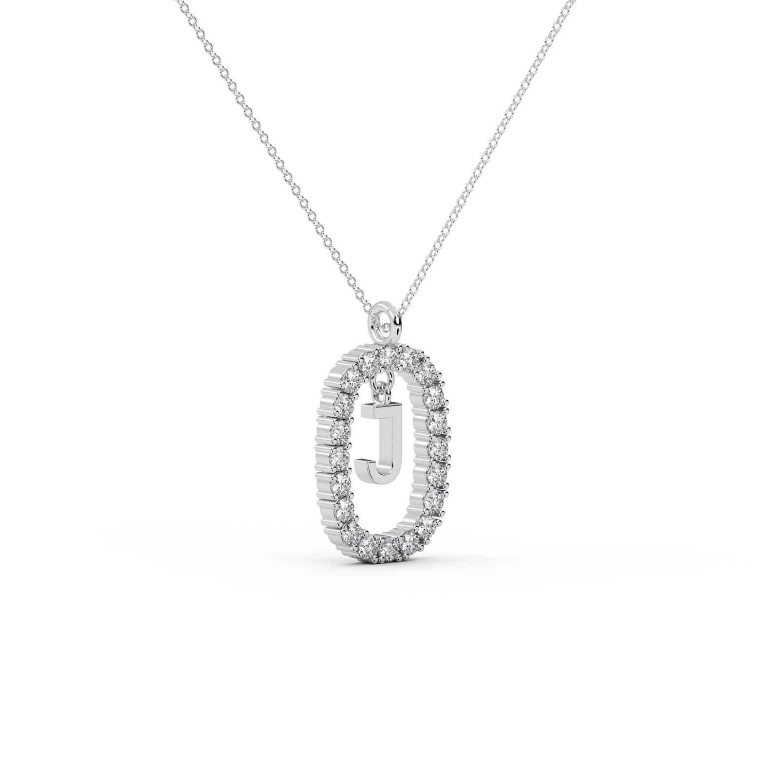 Diamond Teardrop Pendant WSE174 - View 8