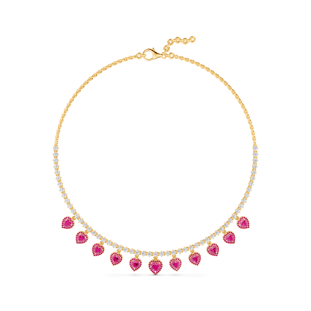 Grand Coeur Necklace – WSE49 – view 2