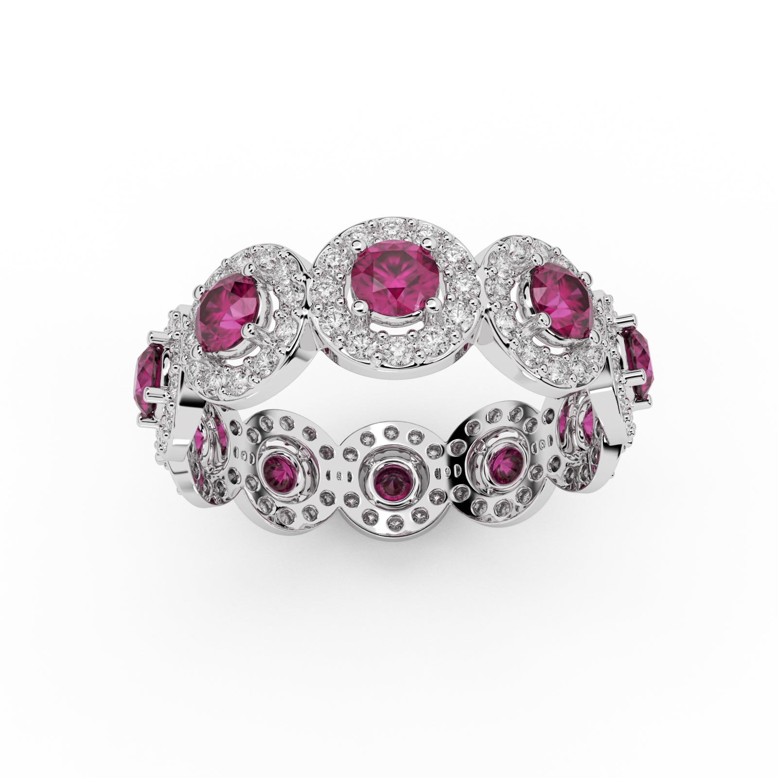 Diamond Vintage Ring WSE218 - View 7