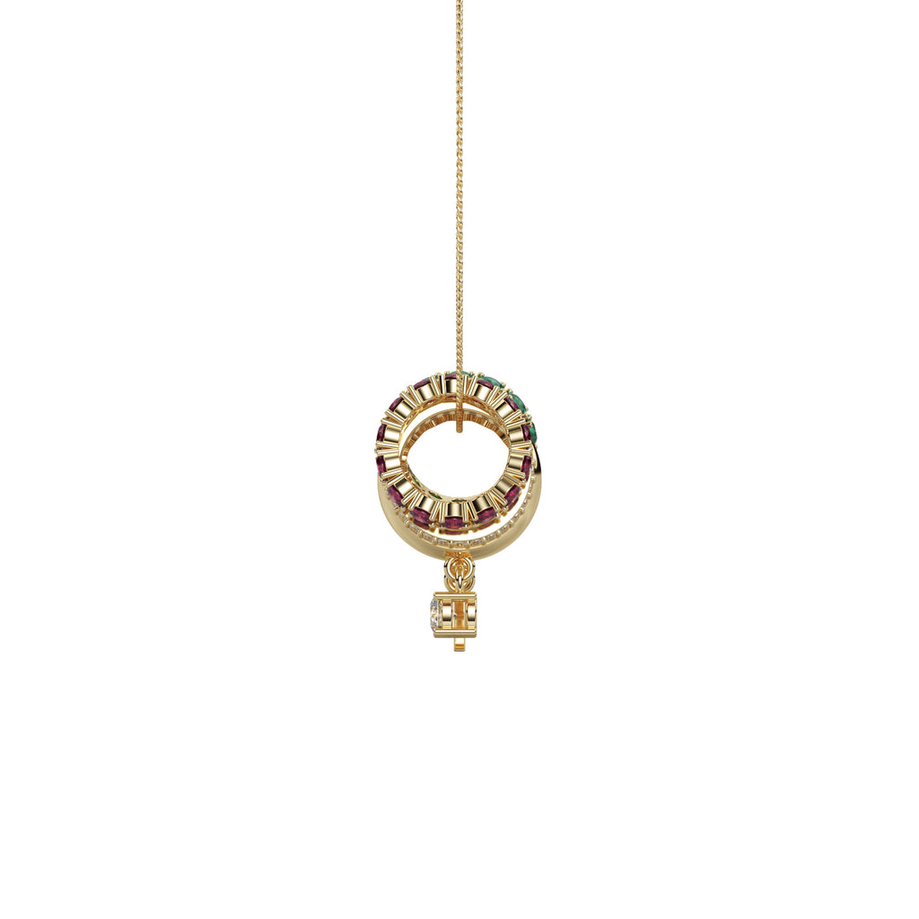 Diamond Geometric Pendant WSE193 - View 9
