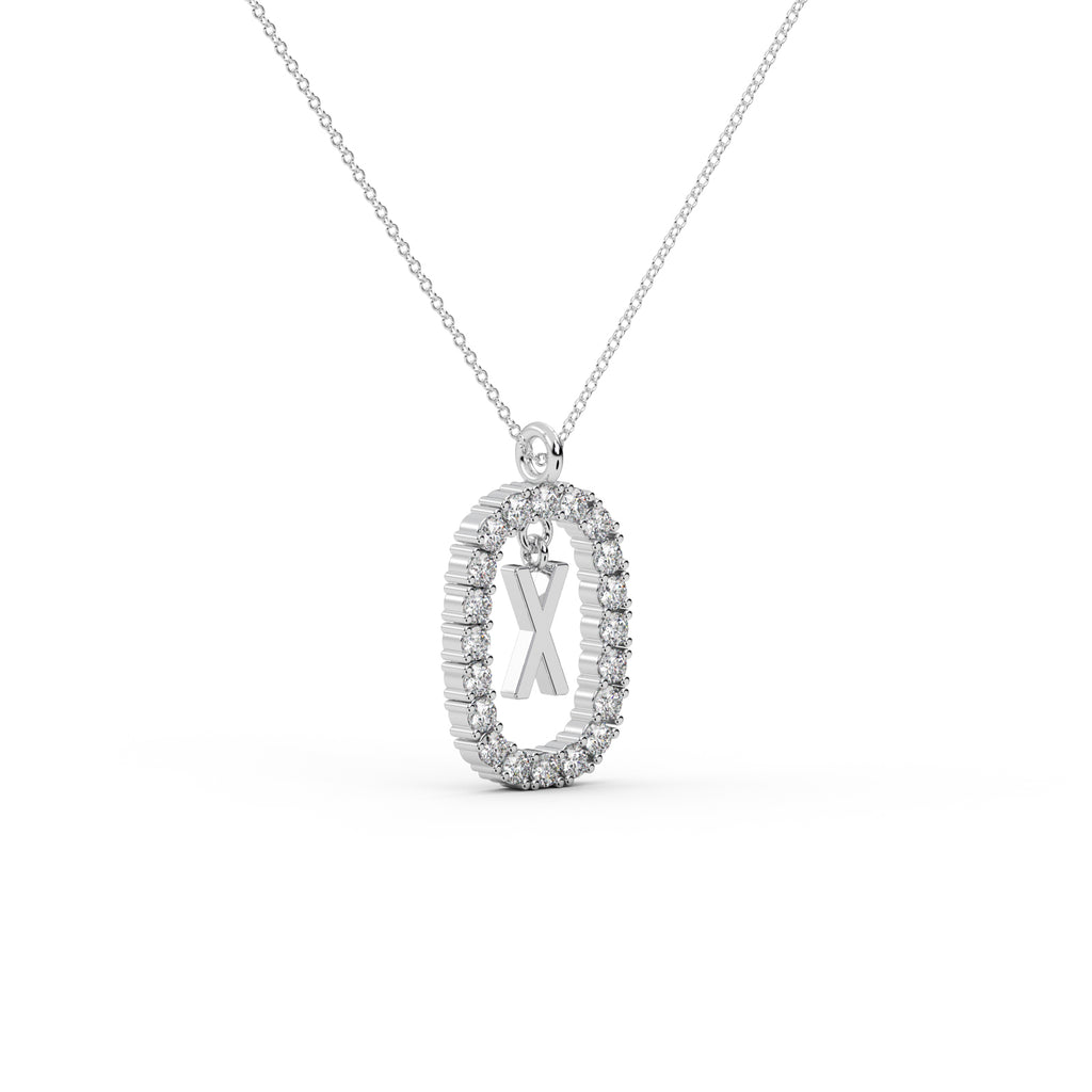 Diamond X Pendant WSE171 - View 4