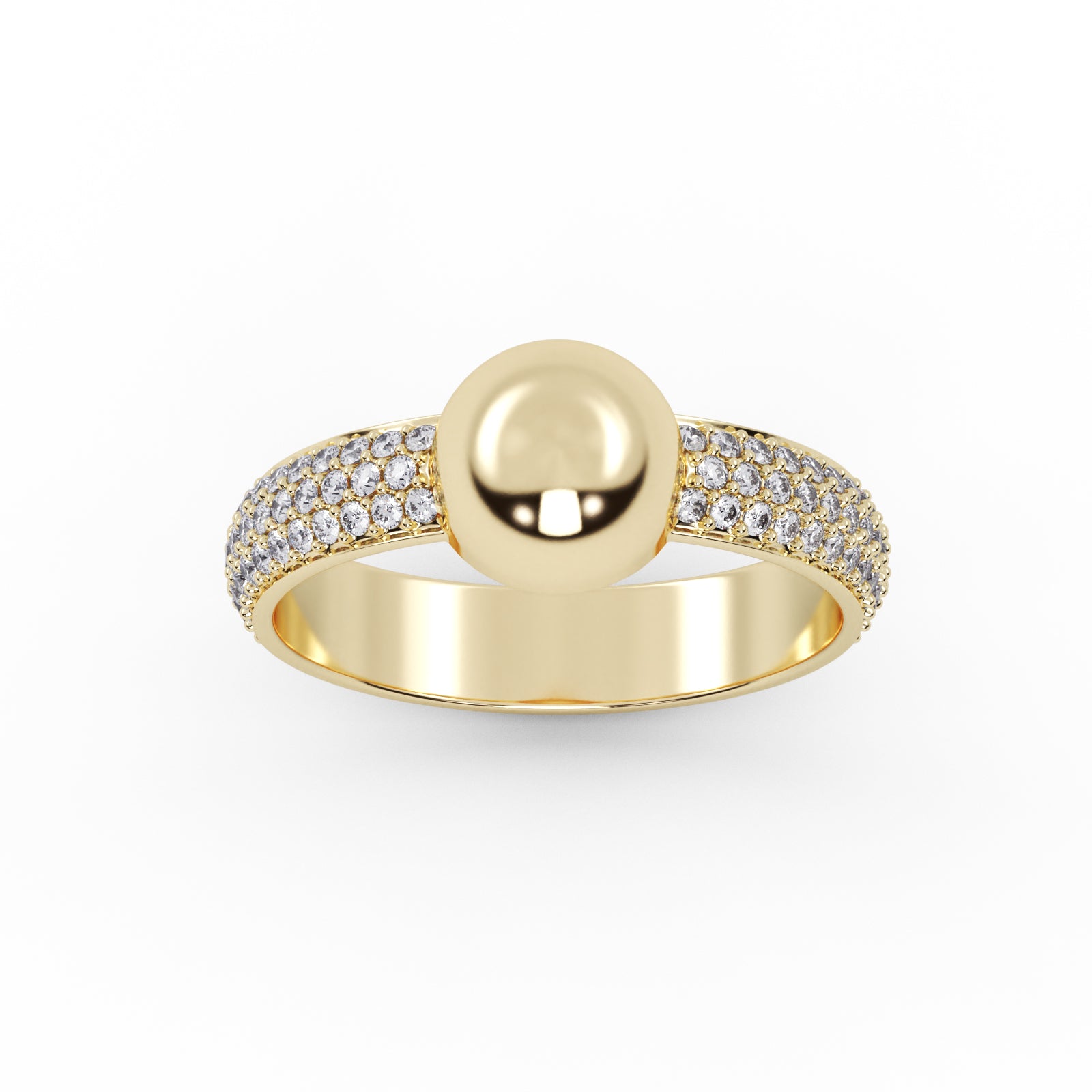 Diamond Pave Ring WSE217 - View 2