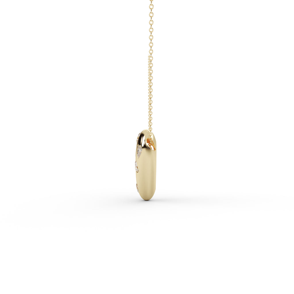 Diamond Butterfly Pendant WSE185 - View 6