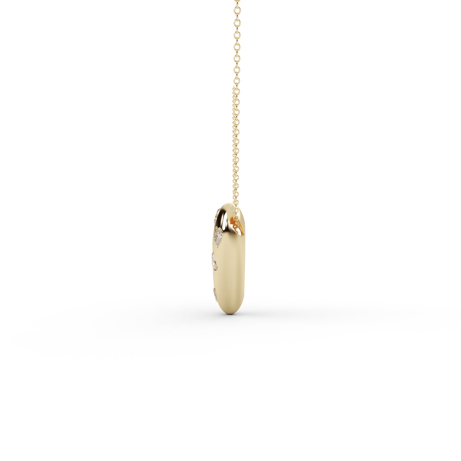 Diamond Butterfly Pendant WSE185 - View 6