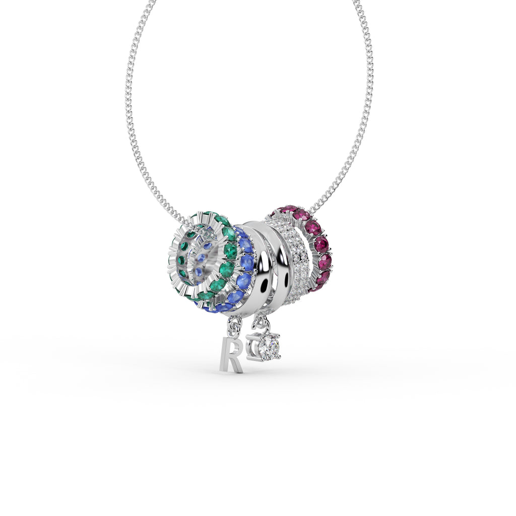 Diamond Statement Pendant WSE189 - View 6