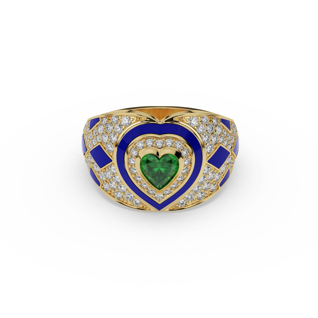 Halo Diamond Ring – WSE85 – view 2