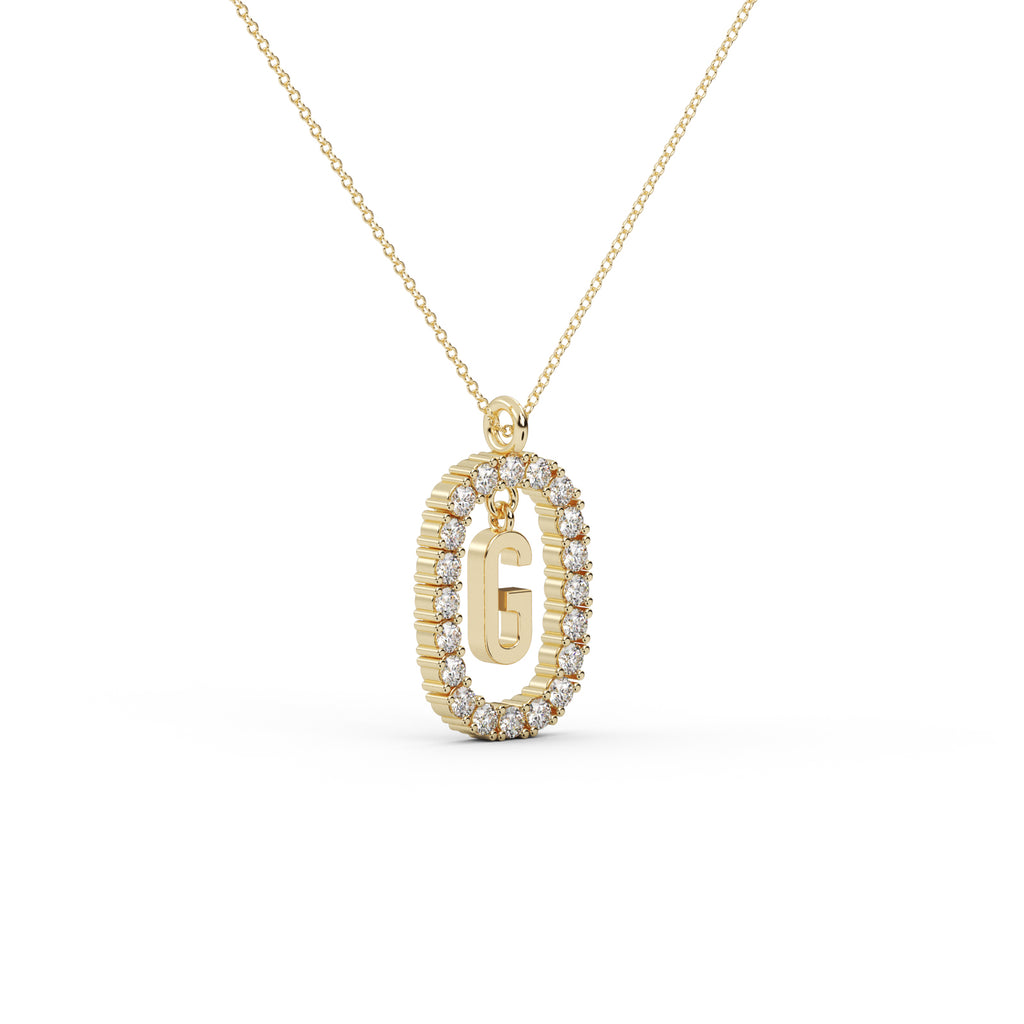 Diamond Drop Pendant WSE178 - View 5